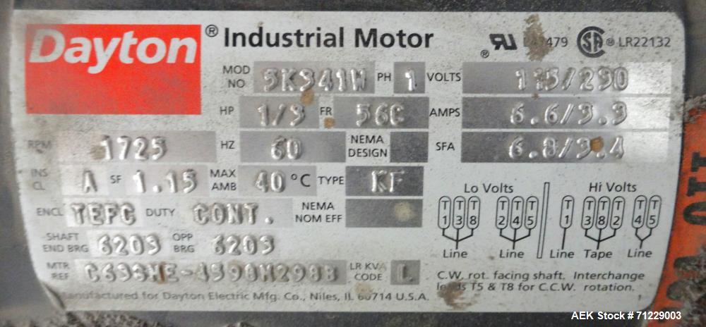 Used Ideal-Pak Model UT-60 II Stainless Steel Accumulation Table