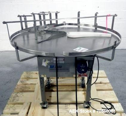 Used 48" Lakso acccumulating table, model 75, serial# 231.