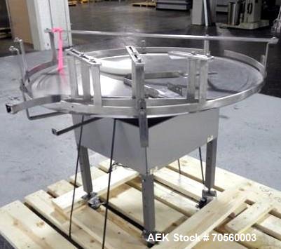 Used 48" Lakso acccumulating table, model 75, serial# 231.