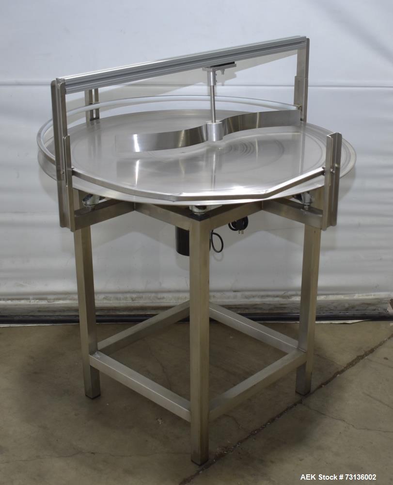 Globaltek 36" Diameter Stainless Steel Rotary Turntable, Model ROT-48OUN