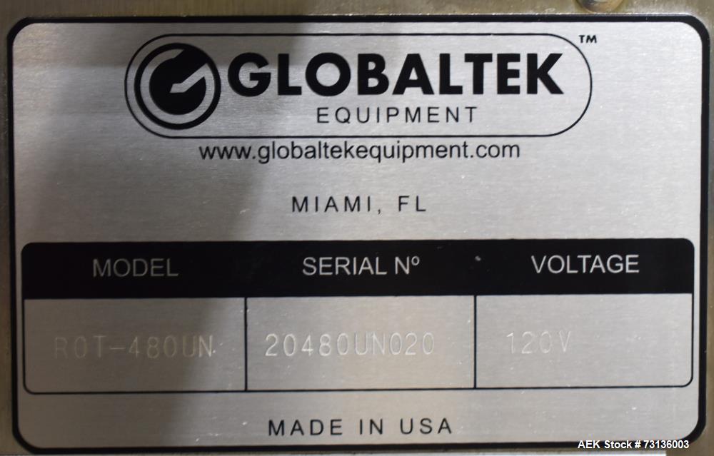 Globaltek 48" Diameter Stainless Steel Rotary Turntable, Model ROT-48OUN