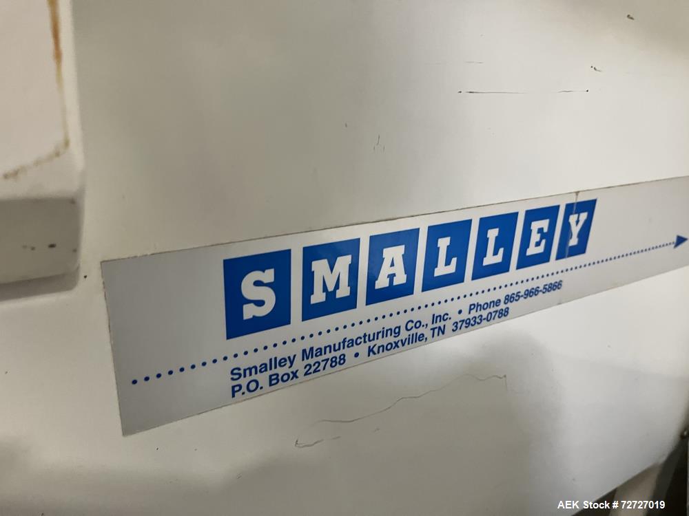 Used Smalley Rotary Turn Table/Accumulation 46" Table. Serial number 11855.