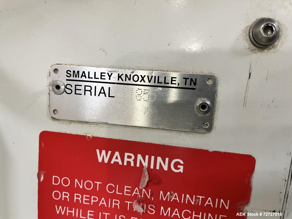 Used Smalley Rotary Turn Table/Accumulation 46" Table. Serial number 11855.