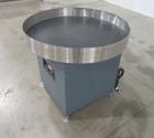 Heat Seal 36 Inch Rotary Accumulation Table with Stainless Top