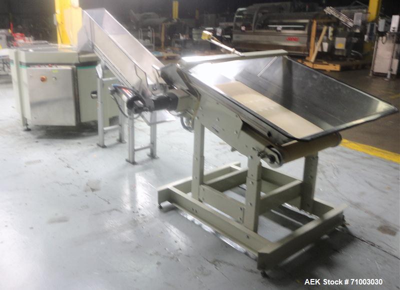 Used Stainless Steel HoppmannModel FT-50 Centrifugal Bowl Feeder
