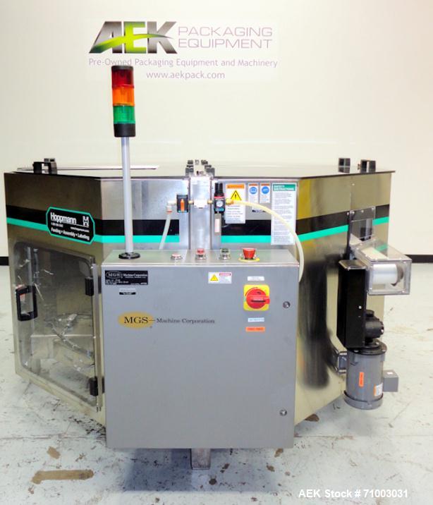 Used Stainless Steel Hoppmann Model FT-50 Centrifugal Bowl Feeder