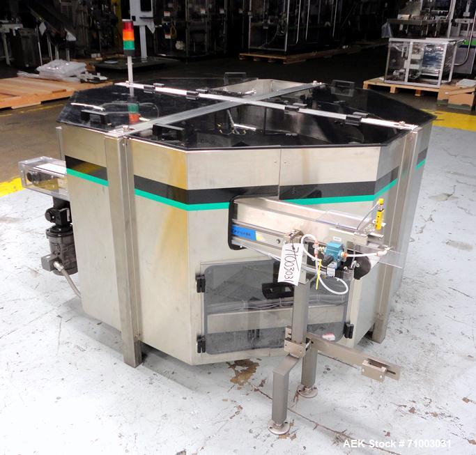 Used Stainless Steel Hoppmann Model FT-50 Centrifugal Bowl Feeder