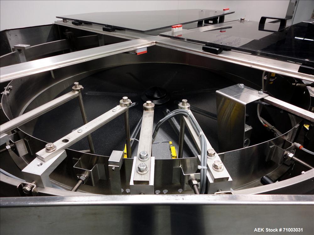 Used Stainless Steel Hoppmann Model FT-50 Centrifugal Bowl Feeder