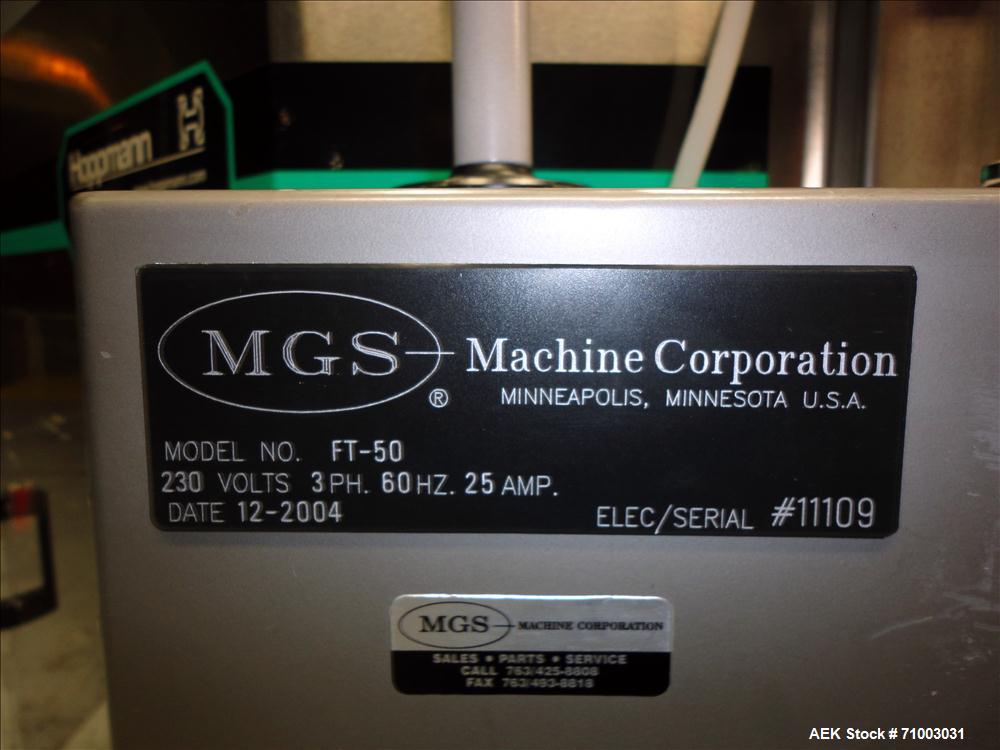 Used Stainless Steel Hoppmann Model FT-50 Centrifugal Bowl Feeder