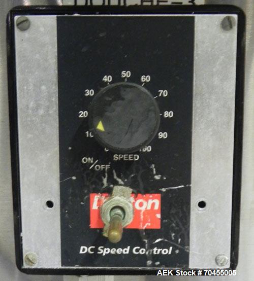 Used Inline Filling Systems 36" Diameter stainless steel accumulation table. Variable speed. 1/60/110v