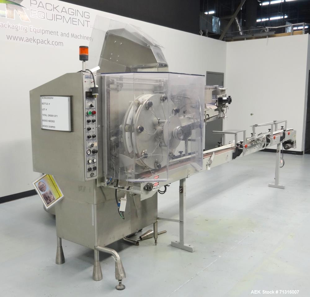 Used Kalish Model 7440 Kalisort Bulk Bottle Unscrambler