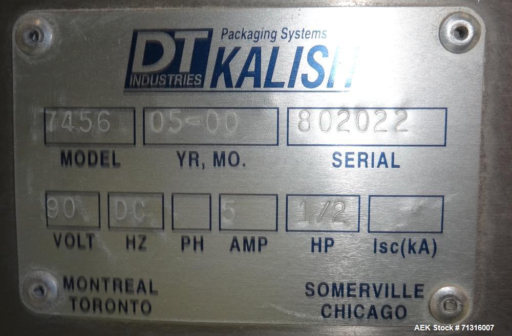 Used- Kalish Model 7440 Kalisort Bulk Bottle Unscrambler