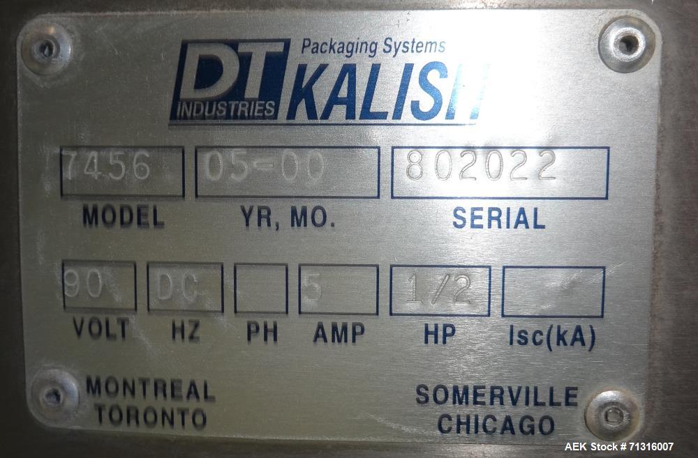 Used Kalish Model 7440 Kalisort Bulk Bottle Unscrambler