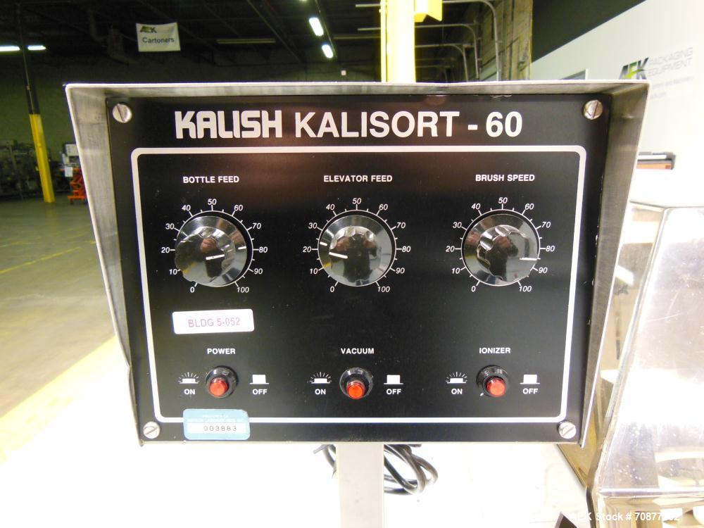 Used Kalish (IMA) Model Kalisort 60 Bottle Unscrambler