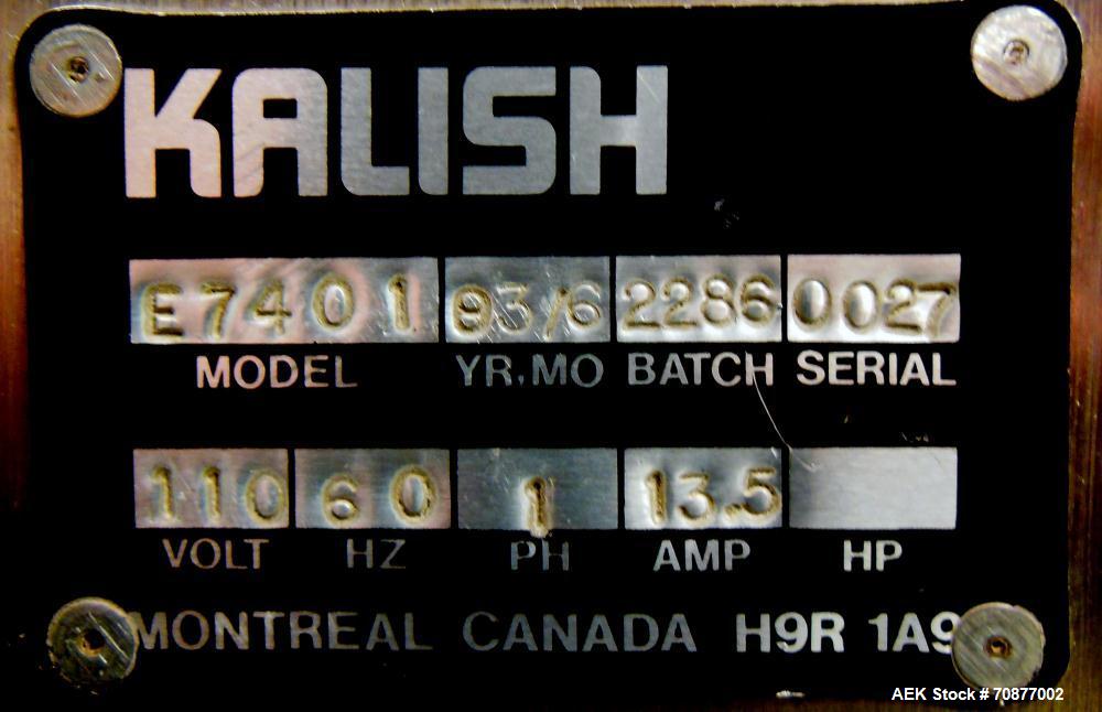Used- Kalish (IMA) Model Kalisort 60 Bottle Unscrambler
