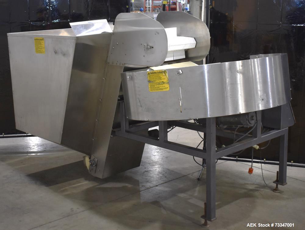Used Kaps-All Model AU-6 Automatic Plastic Bottle Unscrambler – 300 CPM Capacity