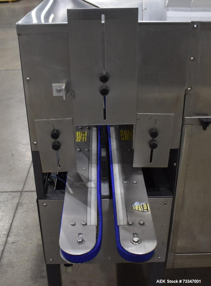 Used Kaps-All Model AU-6 Automatic Plastic Bottle Unscrambler – 300 CPM Capacity