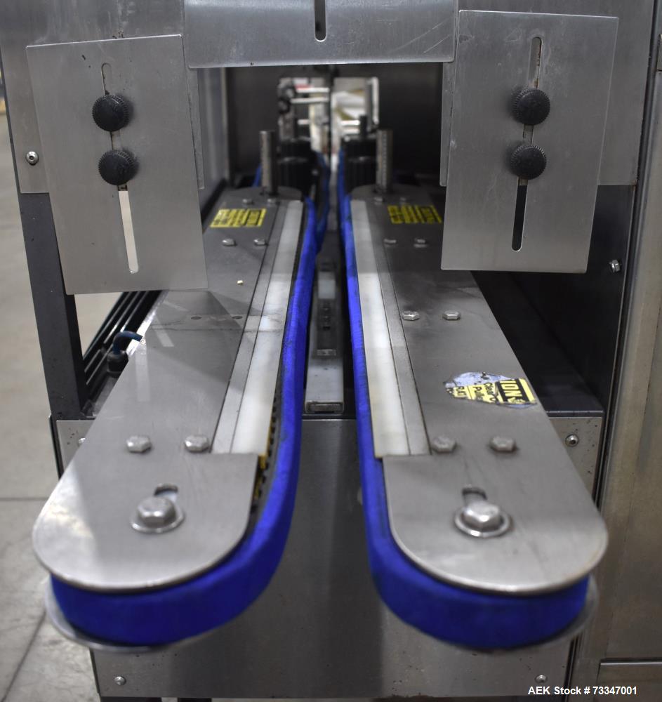 Used Kaps-All Model AU-6 Automatic Plastic Bottle Unscrambler – 300 CPM Capacity