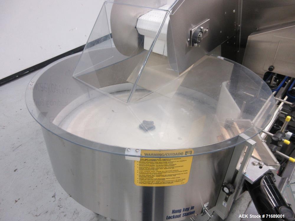Used Kaps-All Model AU3C Bulk Bottle Unscrambler