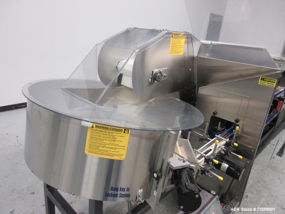 Used Kaps-All Model AU3C Bulk Bottle Unscrambler