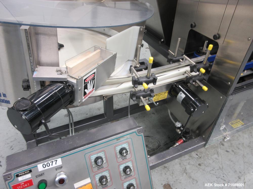 Used Kaps-All Model AU3C Bulk Bottle Unscrambler