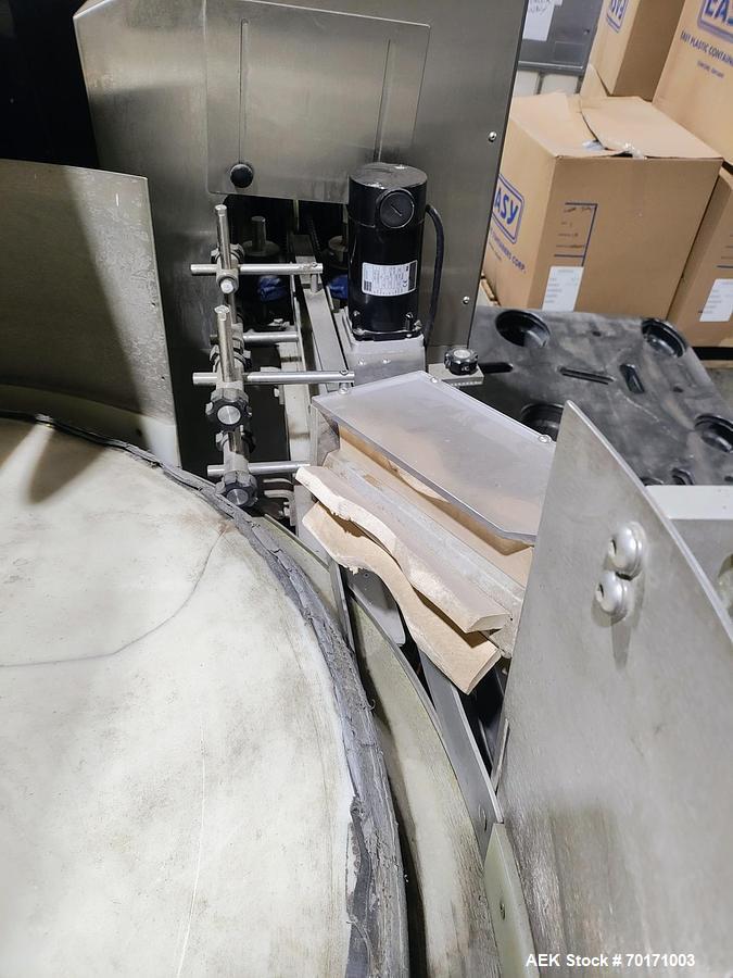 Used Kaps-All AU-6 Automatic Bottle Unscrambler – High-Speed Plastic Container Orientation System (Up to 300 BPM)