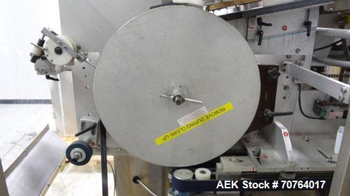 Used New England Machinery Model NEHCL-350 Bulk Bottle Unscrambler. Machine is capable of speeds up to 350 bottles per minute. Has a container size range of 5/8" to 3-1/2" (diameter) with heights up ...