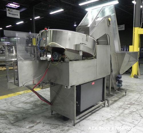 Used New England Machinery Model NEHCL200-AJ Bulk Bottle Unscrambler