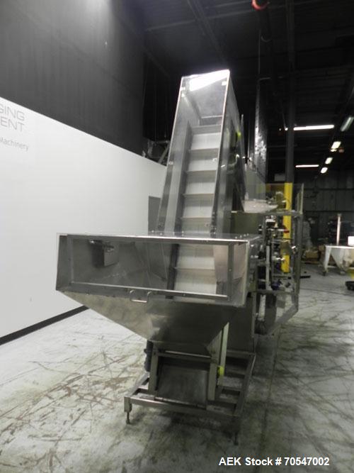 Used New England Machinery Model NEHCL200-AJ Bulk Bottle Unscrambler