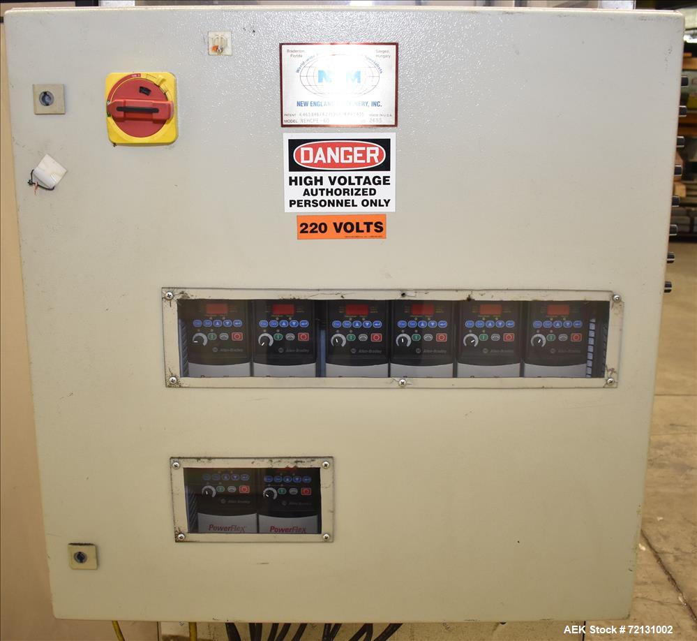 Used New England High Speed Bulk Bottle Unscrambler, Model NEHCPE-60
