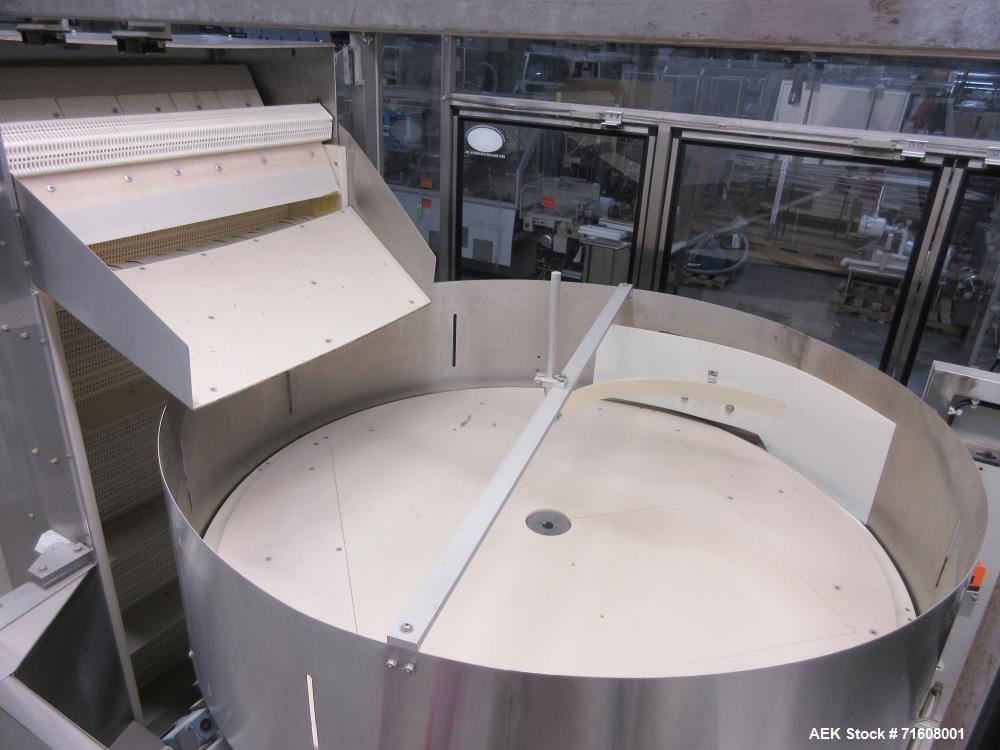 Used New England Model NEHCPECL-60 Bulk Bottle Unscrambler