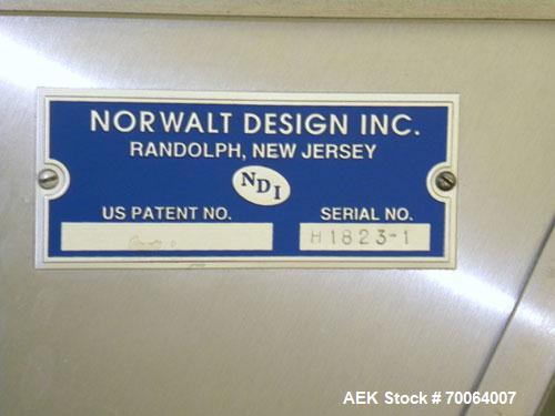 Used Norwalt Design/NDI Bulk Bottle Unscrambler, Model LW48