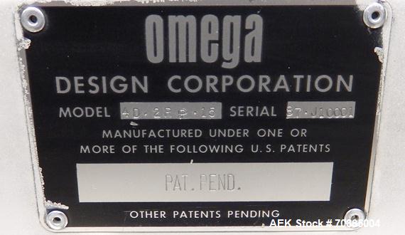 Used Omega Design Model 4D-2RP-15 Bulk Bottle Rotary Pocket Unscrambler