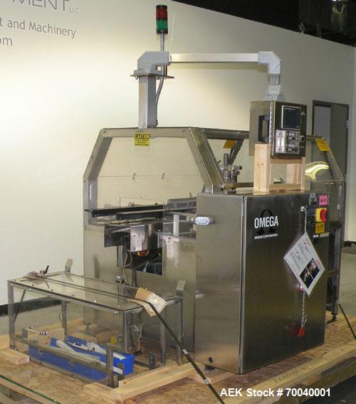 Used Omega Design Fifth Panel Carton Orienter Collator, Model HFPO