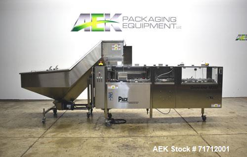 Used Pace Omni-line Model M-350AR Bulk Bottle Unscrambler with Elevator