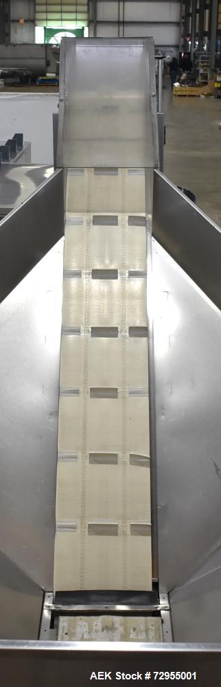 Used Pace Packaging Model M-600HK SSD Automatic High Speed Bulk Bottle Unscrambler. Capable of speeds up to 500 BPM. Bottle size range: 1.7 oz  - 2.5 Gallon or 50ml - 9.5L (with change parts). Last r...