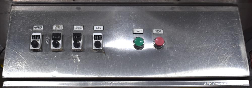 Used Pace Packaging Model M-600HK SSD Automatic High Speed Bulk Bottle Unscrambler. Capable of speeds up to 500 BPM. Bottle size range: 1.7 oz  - 2.5 Gallon or 50ml - 9.5L (with change parts). Last r...
