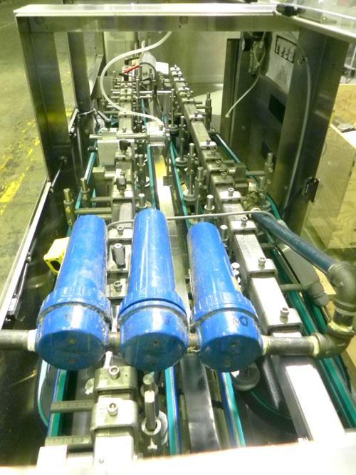 Used Pace Packaging Corporation Model M350 Omni-Line Bottle Unscrambler. Machine is capable of speeds up to 250 bottles per minute. Bottle size range: 30 CC to 1000 CC. Machine is of stainless steel ...
