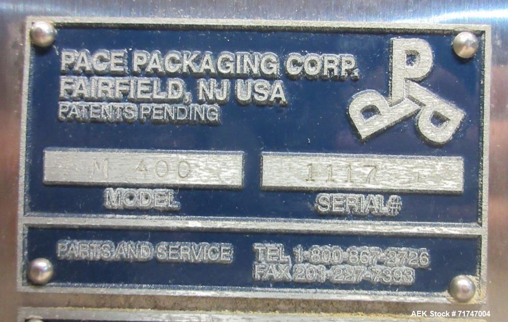 Used Pace Packaging Model M400 Unscrambler