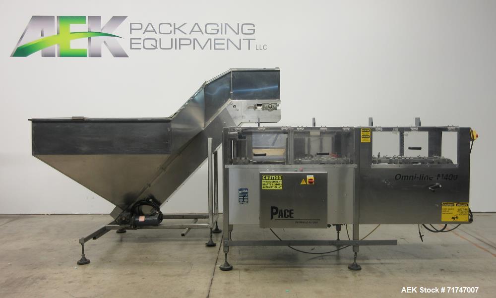 Used Pace Packaging Model M400 Unscrambler