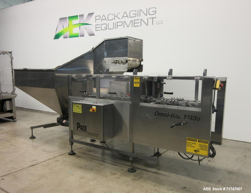 Used- Pace Packaging Model M400 Unscrambler