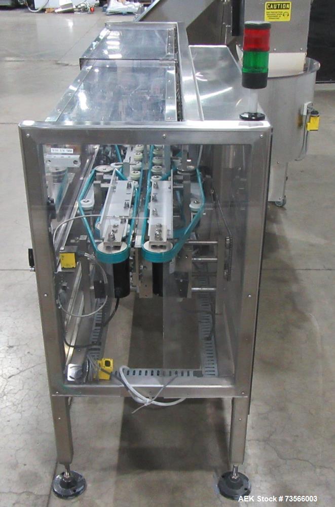 Buy Used Pace 300 Bottle Unscrambler – With Air Rinse, Elevator & Lakso Reject System