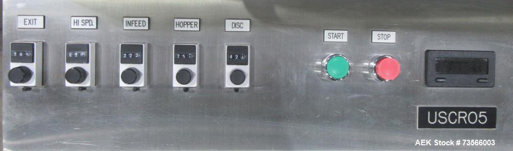 Buy Used Pace 300 Bottle Unscrambler – With Air Rinse, Elevator & Lakso Reject System