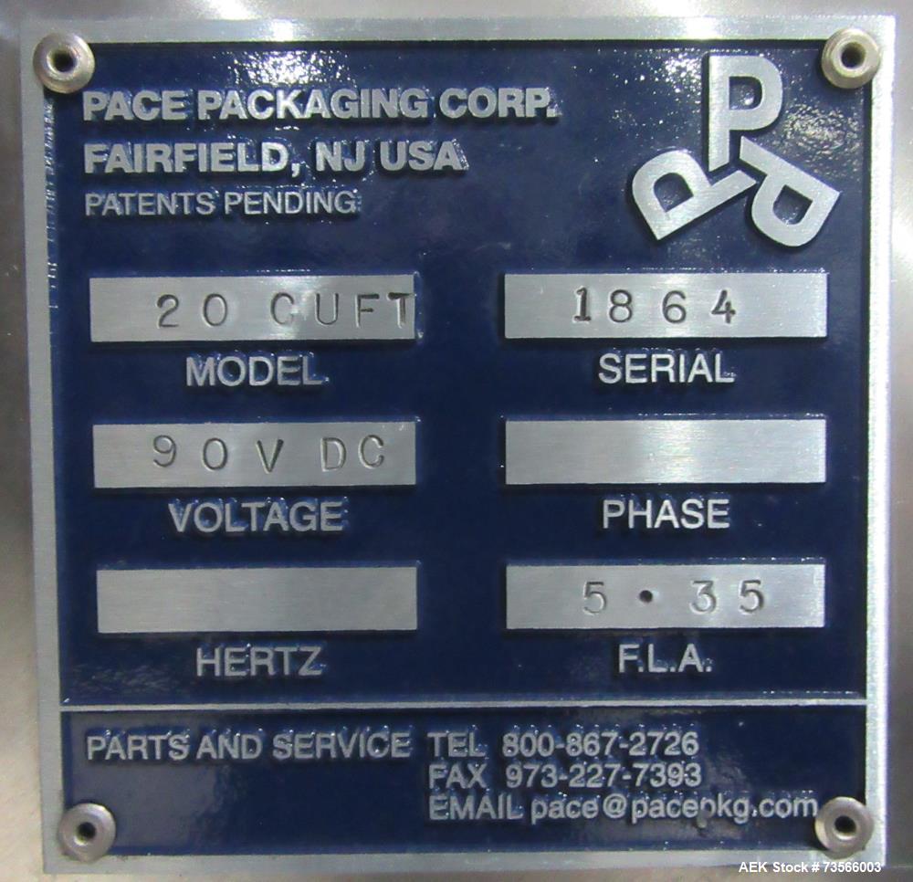 Buy Used Pace 300 Bottle Unscrambler – With Air Rinse, Elevator & Lakso Reject System