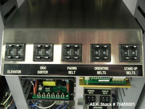 Used Palace Packaging Model D-36-SPB/H-50 Bulk Bottle Unscrambler