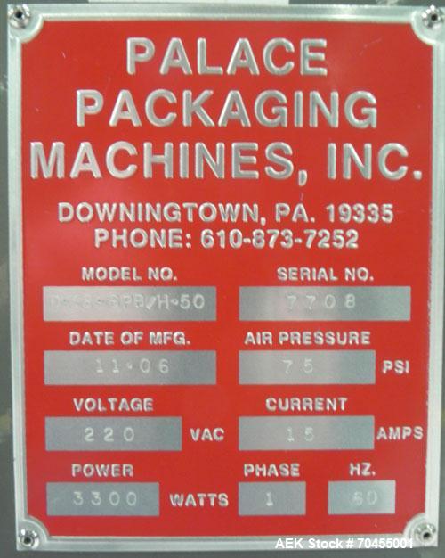 Used Palace Packaging Model D-36-SPB/H-50 Bulk Bottle Unscrambler