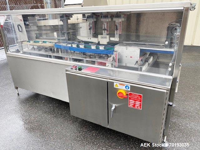 Used Palace Packaging Empty Bottle Unscrambler with Ionized Air Rinser.