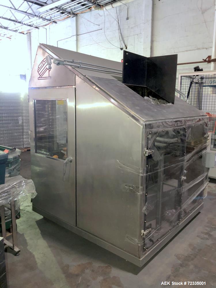Used Posimat Access Series N15 Rotary Bottle Unscrambler System with Bulk Feed