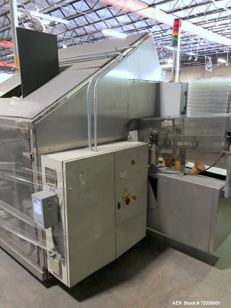 Used Posimat Access Series N15 Rotary Bottle Unscrambler System with Bulk Feed