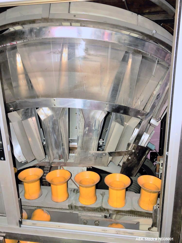 Used Posimat Access Series N15 Rotary Bottle Unscrambler System with Bulk Feed